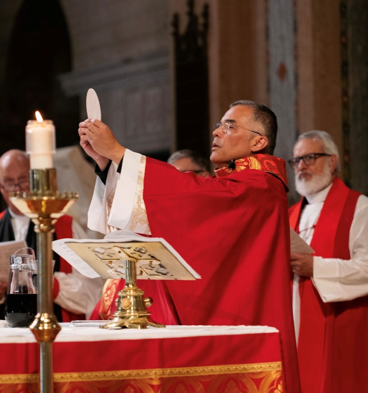 Bishop-elect at the Renewal of Vows