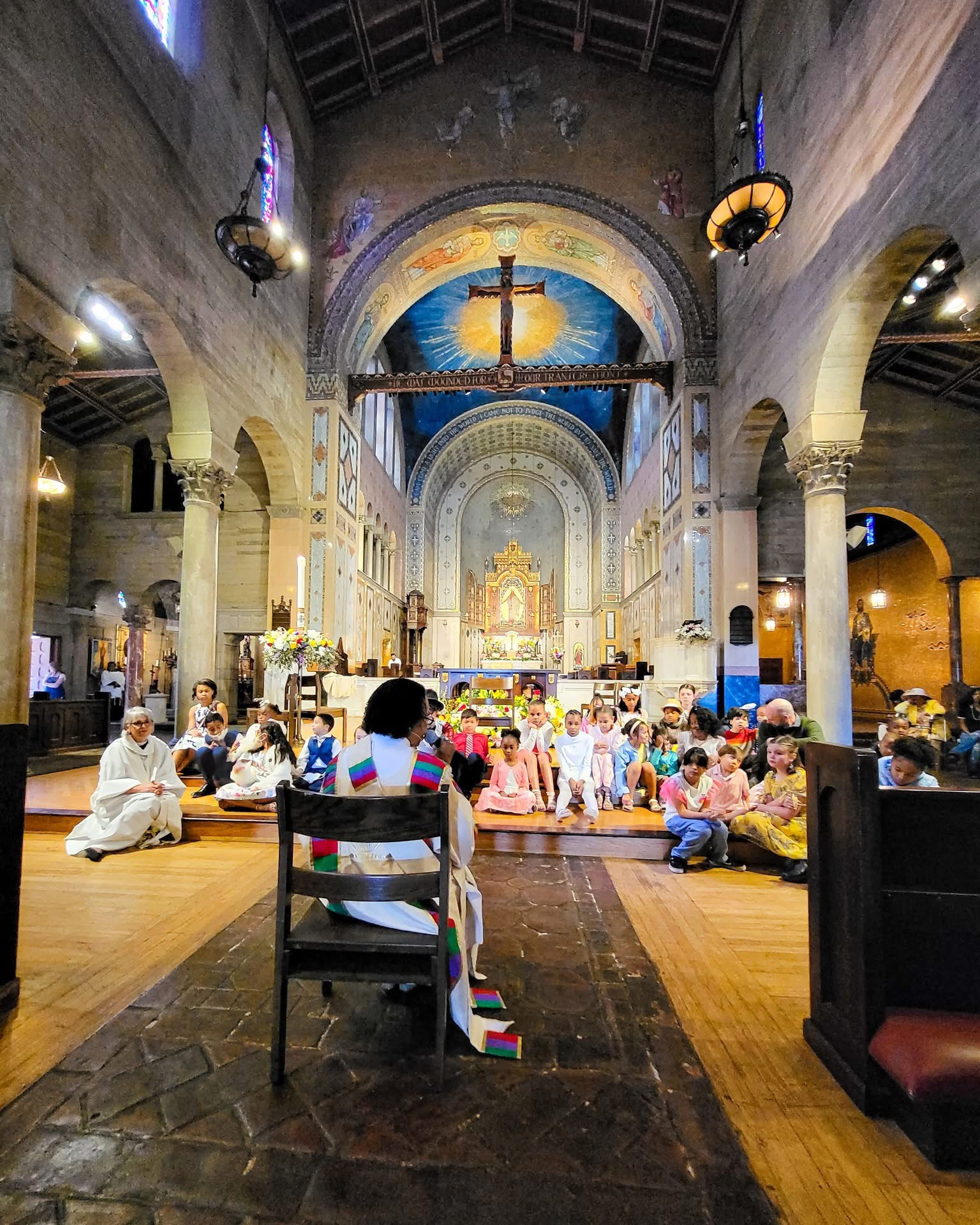 Worship at the cathedral